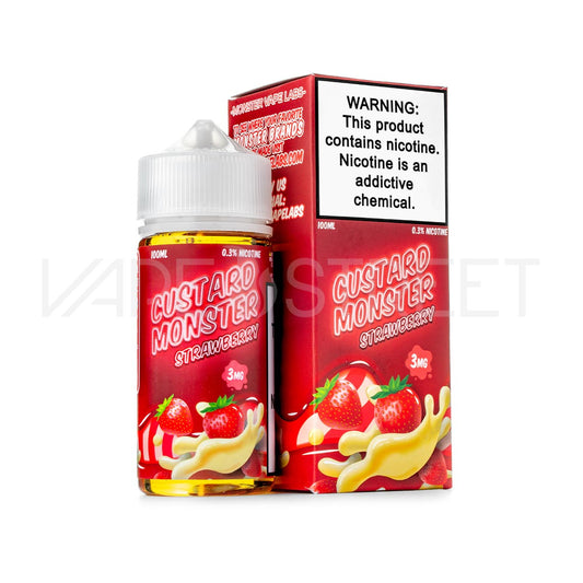 Custard Monster Strawberry 100ml Vape Juice