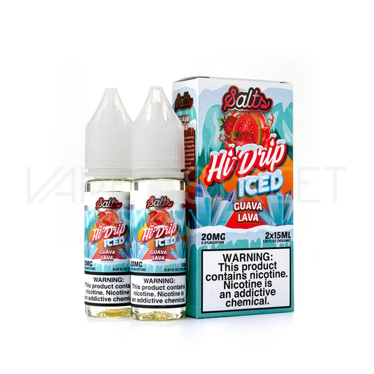 Hi-Drip Salts Guava Lava Iced Salt Nicotine Vape Juice