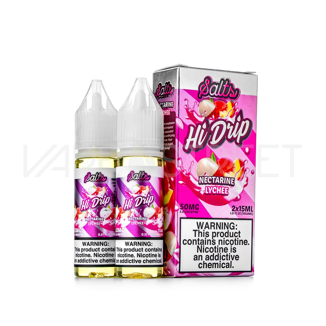 Hi-Drip Salts Nectarine Lychee Vape Juice