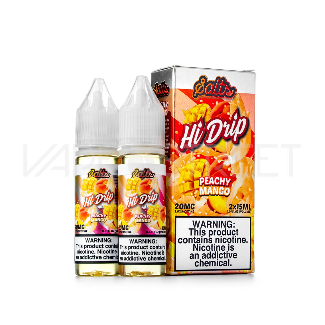 Hi-Drip Salts Peachy Mango Vape Juice