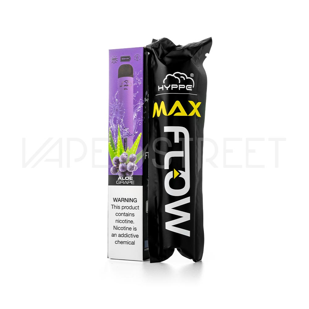 Hyppe Max Flow Disposable Vape Box and Wrapper