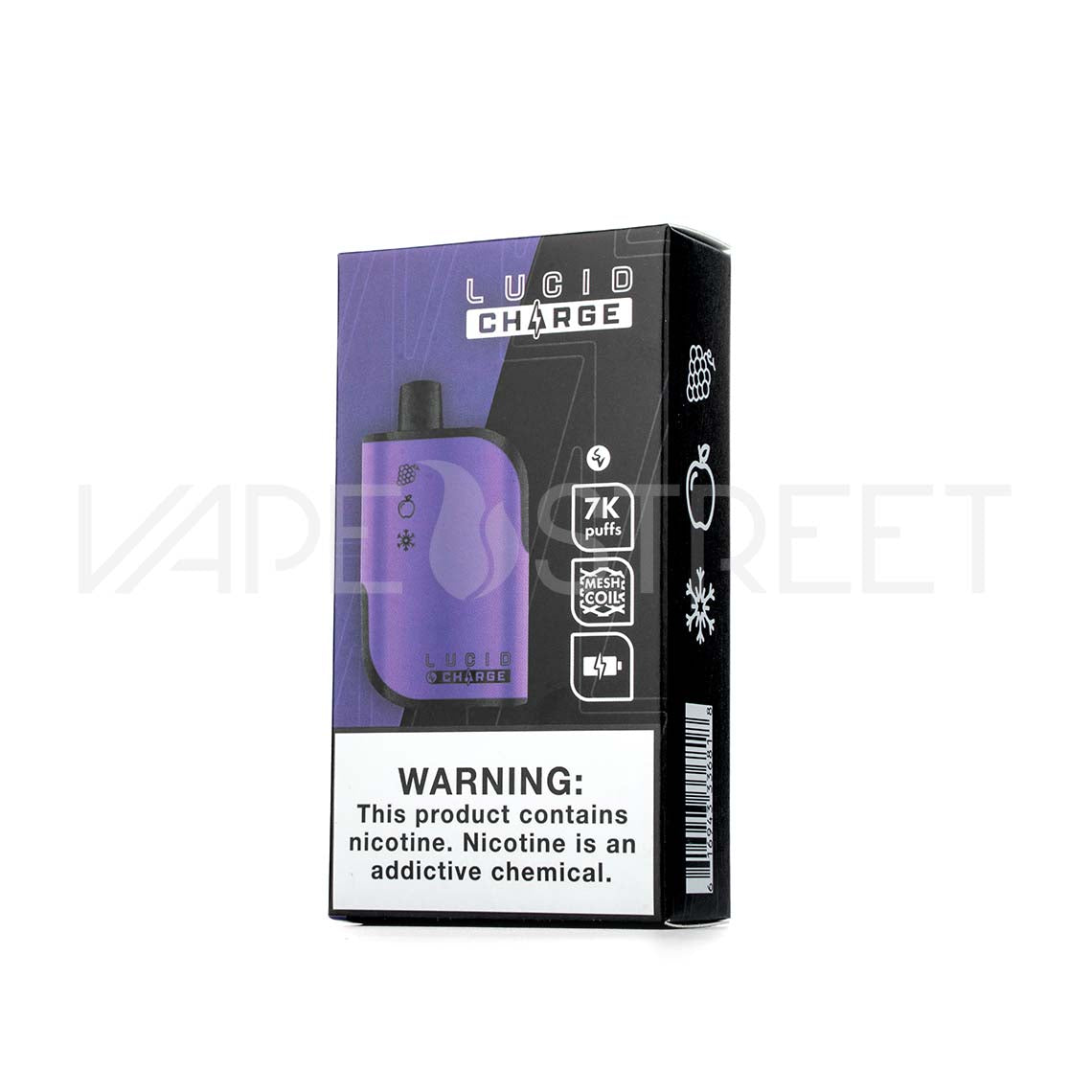 Lucid Charge Disposable Device 7000 Puffs Grapple Ice