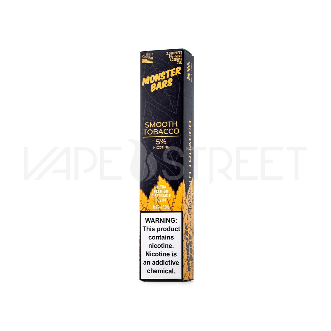 Monster Bars Disposable Device Tobacco