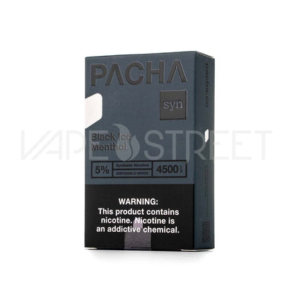 Pacha Syn Disposable Device 4500 Puffs Black Ice Menthol