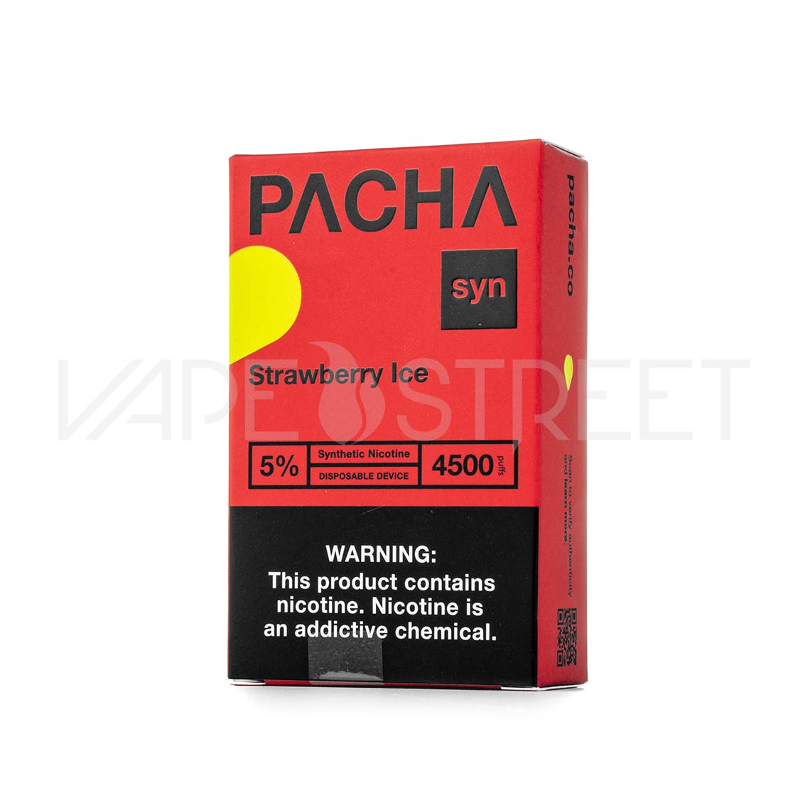 Pacha Syn Disposable Device 4500 Puffs Strawberry Ice