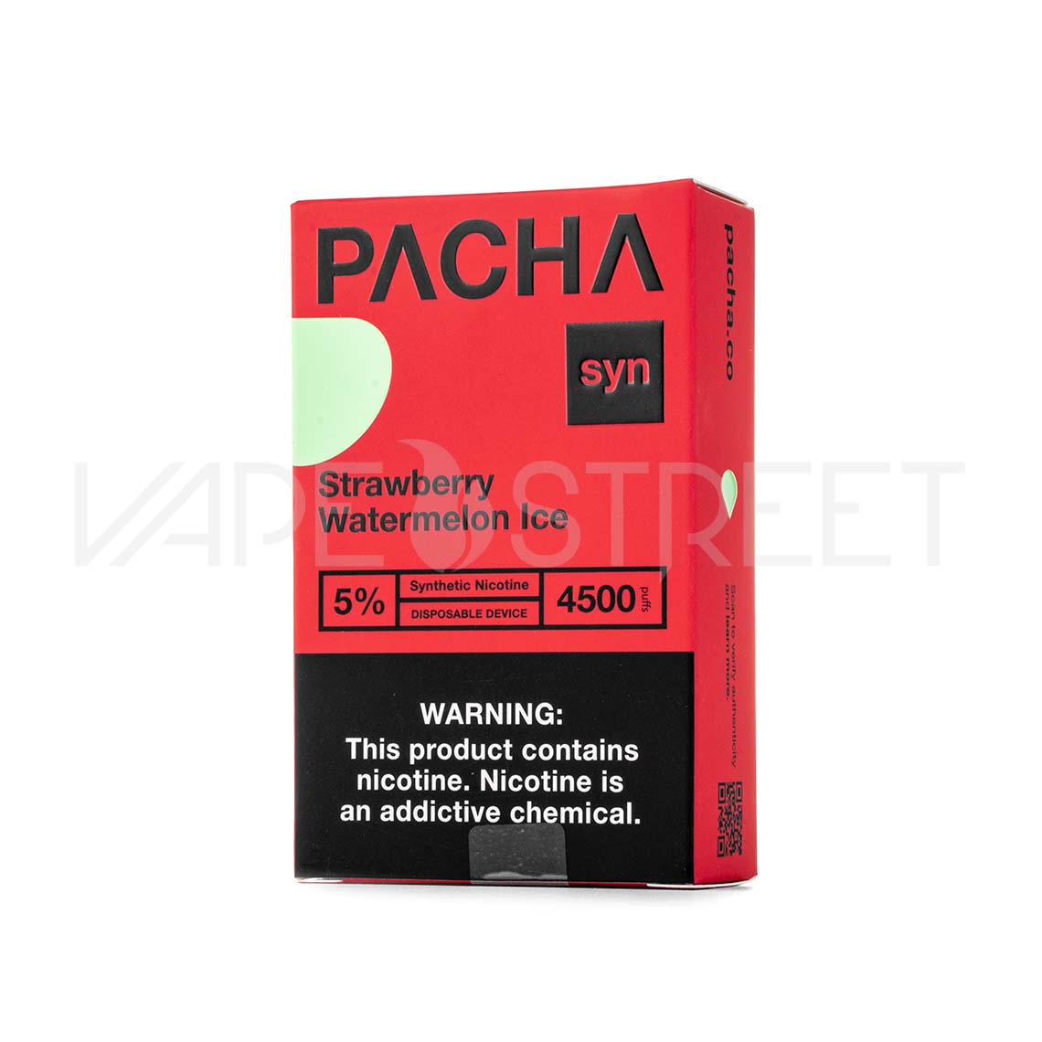 Pacha Syn Disposable Device 4500 Puffs Strawberry Watermelon Ice