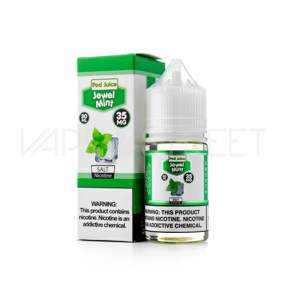 Pod Juice Salt Jewel Mint Salt Nicotine Vape Juice 30ml