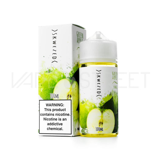 Skwezed Green Apple 100mL Freebase Nicotine