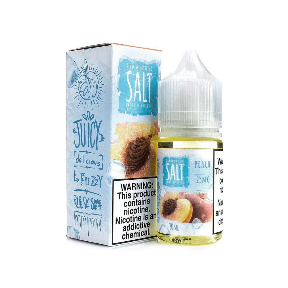 Skwezed Salt Peach Ice Salt Nicotine Vape Juice