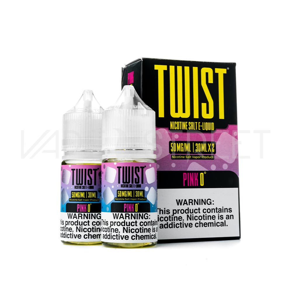Twist Salt Pink 0º Iced Pink Punch Salt Nicotine Vape Juice