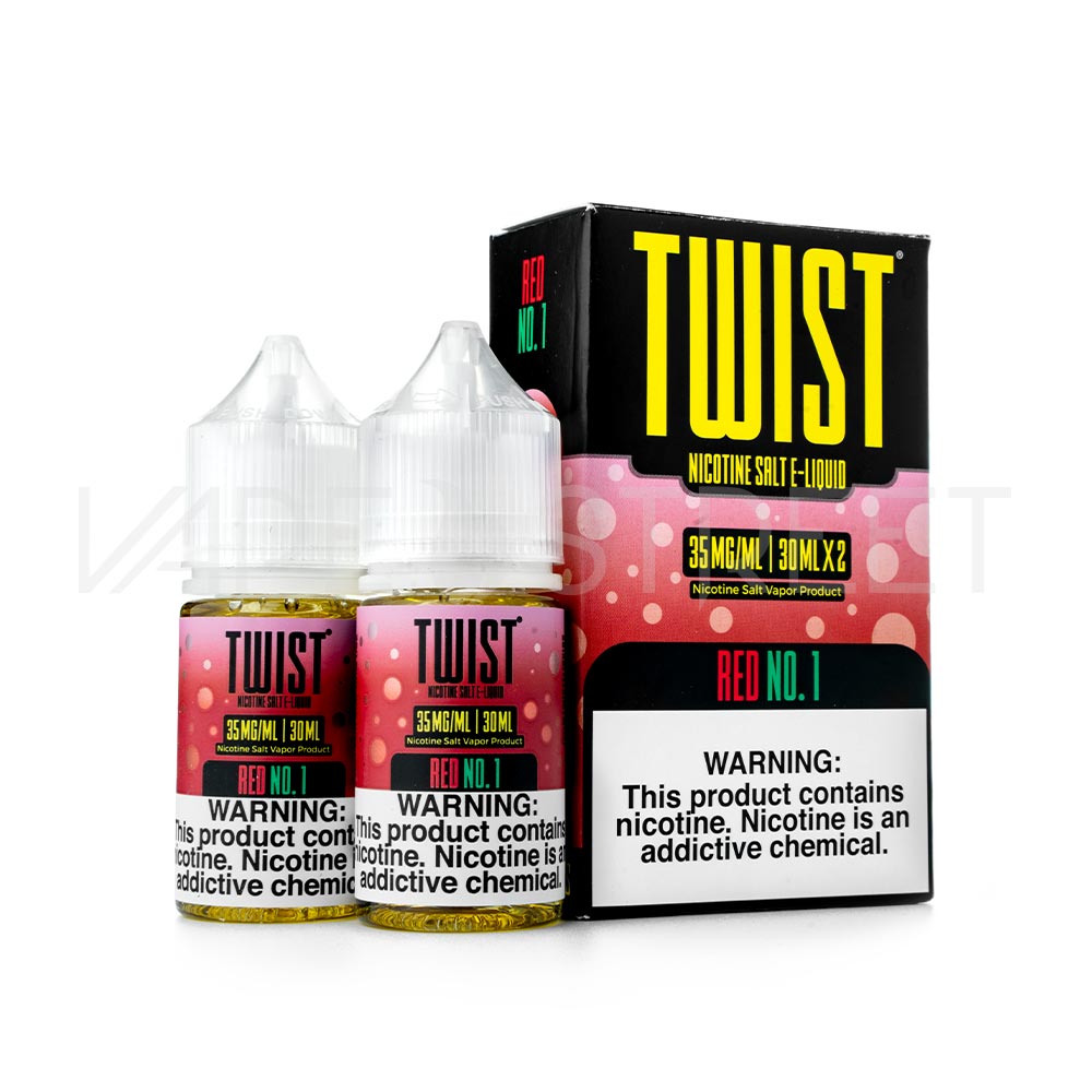 Twist Salt Red No. 1 Watermelon Madness 60mL Salt Nicotine Vape Juice