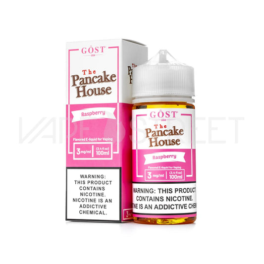 The Pancake House Raspberry 100mL Vape Juice