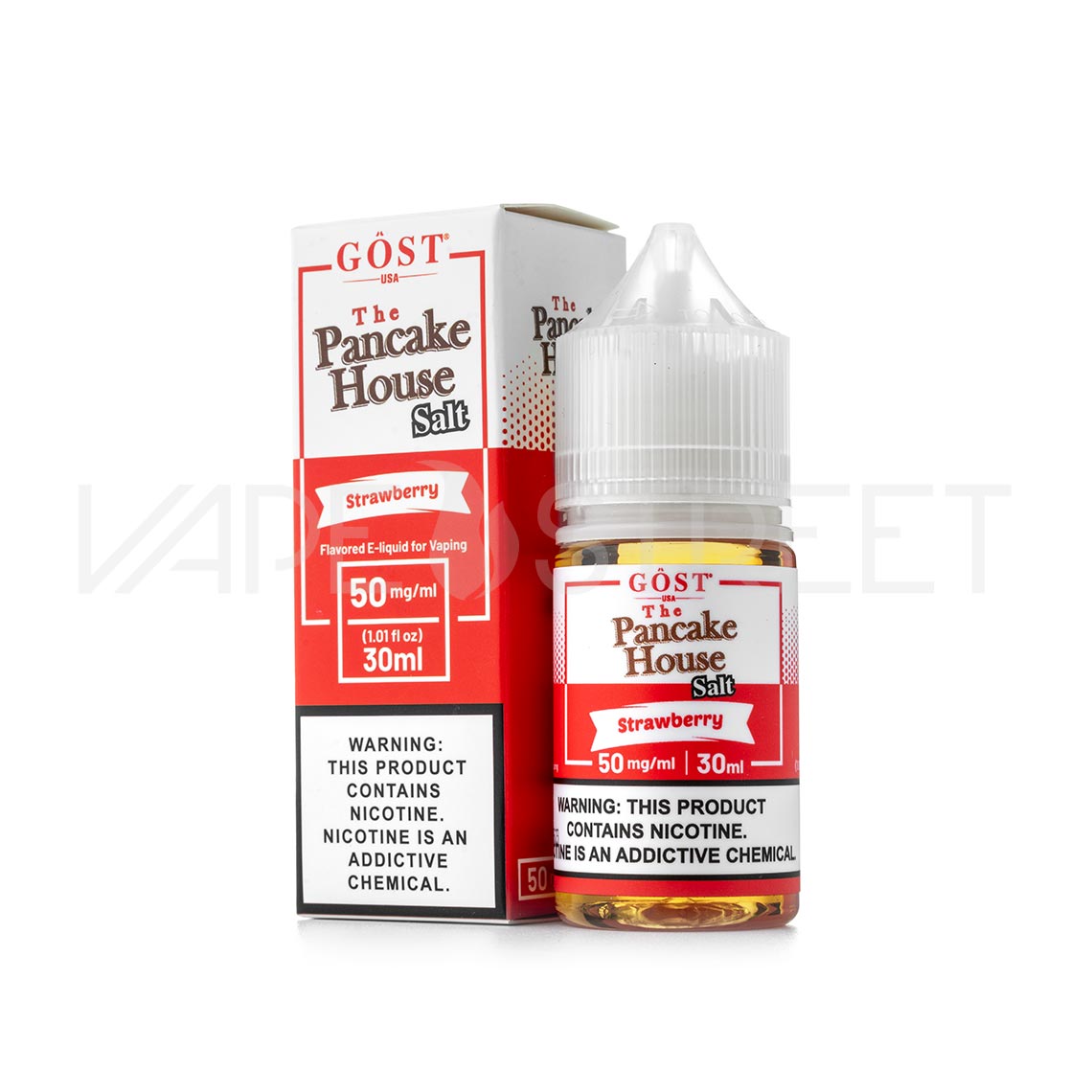 The Pancake House Salt Strawberry 30mL Salt Nicotine Vape Juice