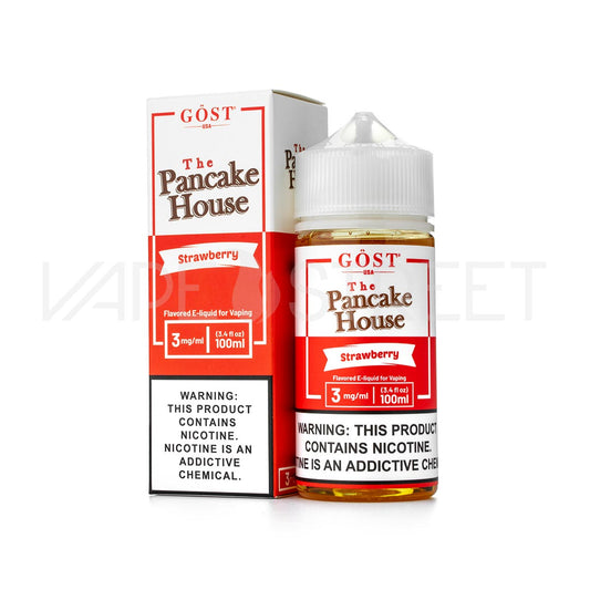 The Pancake House Strawberry 100mL Vape Juice