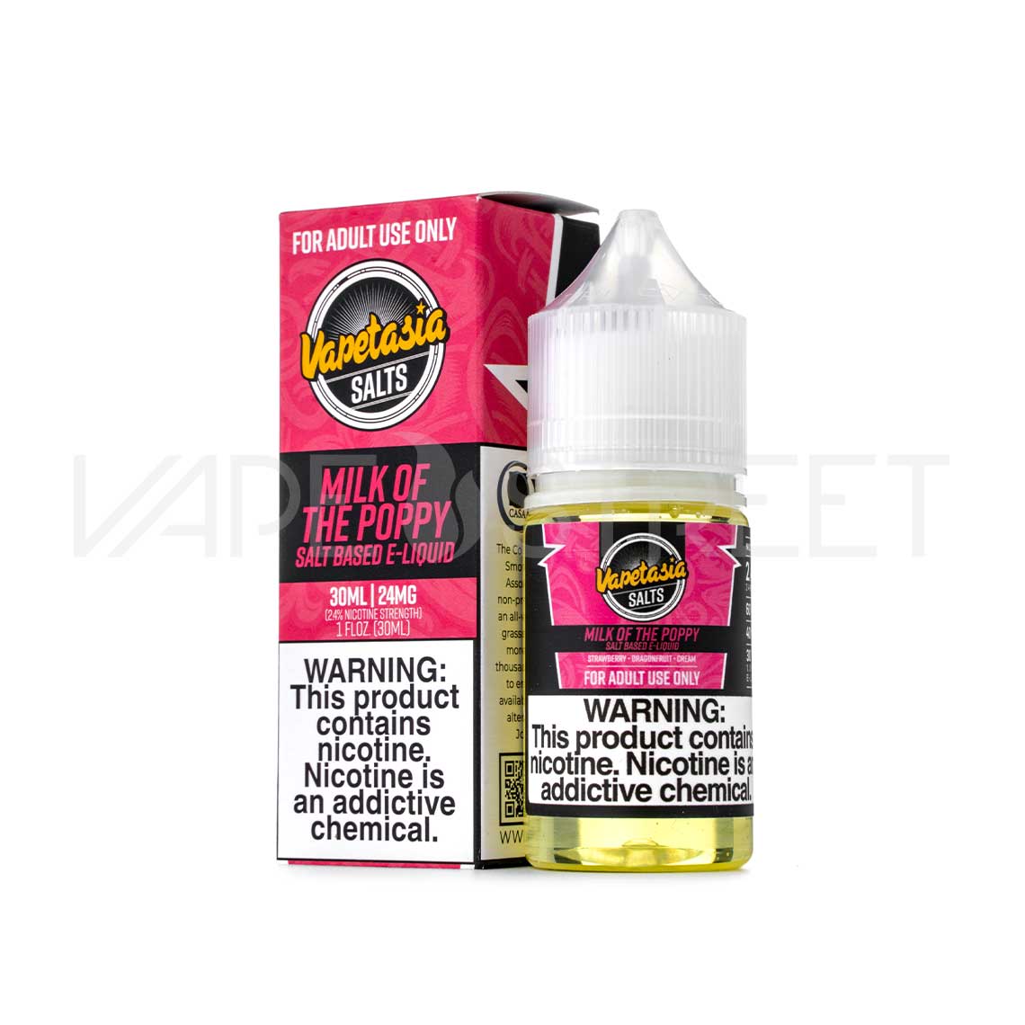 Vapetasia Salts Milk of the Poppy Vape Street