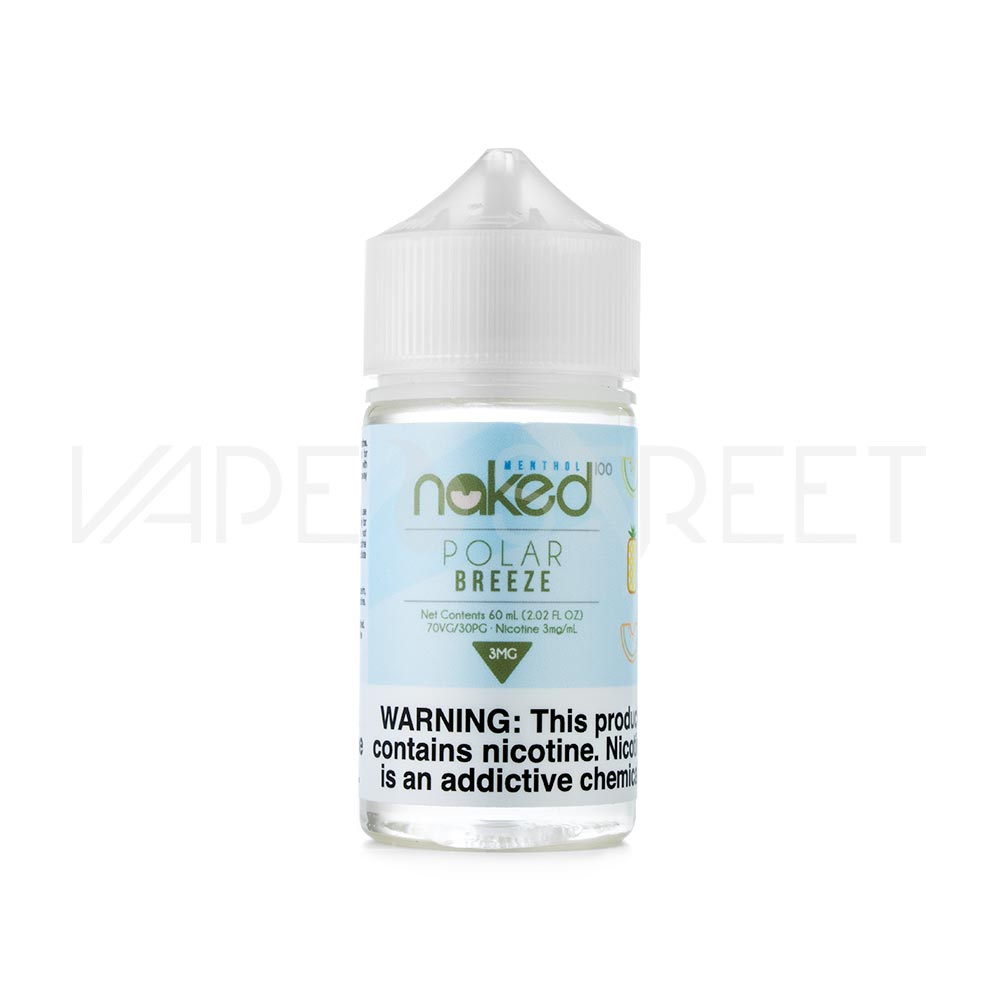 Naked 100 Menthol Polar Breeze Chubby Gorilla Bottle