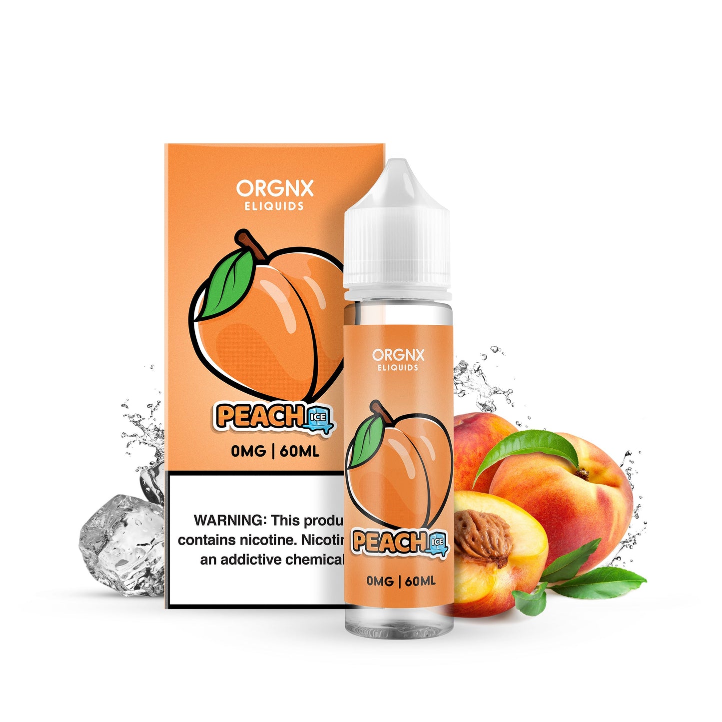 ORGNX Eliquids Peach Ice (60ml)